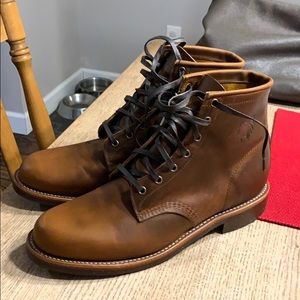 Chippewa Aldrich Boots-Tan Renegade